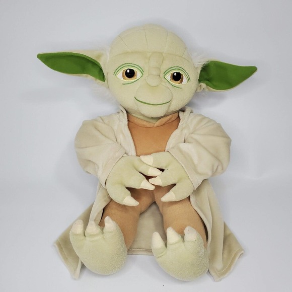 Lucasfilm Other - Star Wars Yoda 18" Linen Hoodie Cape Stuffed Animal Plush Lucasfilm Jay Franco